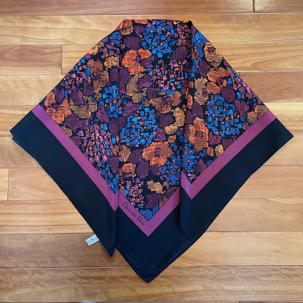 Dior vintage silk